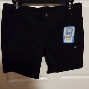 Real life ladies shorts black size small With/tags